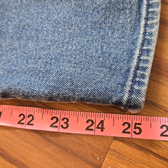 Candice/MOTHER High Waisted Looker Crop Blue Jeans Sz 27 - Picture 10 of 14